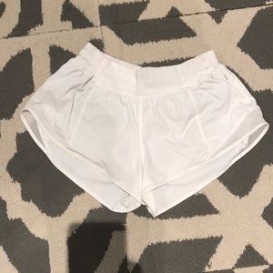 lululemon athletica Shorts - White lululemon hottie hot short lululemon athletica Shorts - White lululemon hottie hot short
